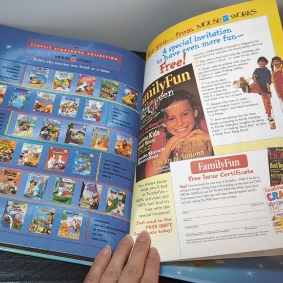 Vintage Disney The Little Mermaid Story Story Book Hardcover 1997 Princess - Picture 13 of 14